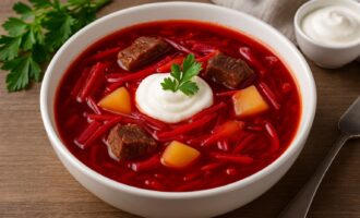 Борш – класическа домашна рецепта с говежди бульон